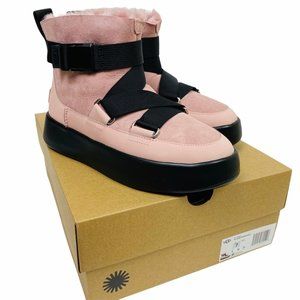 NEW UGG CLASSIC BOOM BUCKLE Boots Sz 7 Dusty Pink